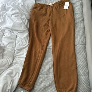 Large Forever 21 tan joggers